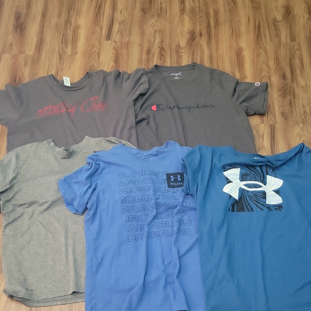 Champion and Under Armour T-Shirts Bundle